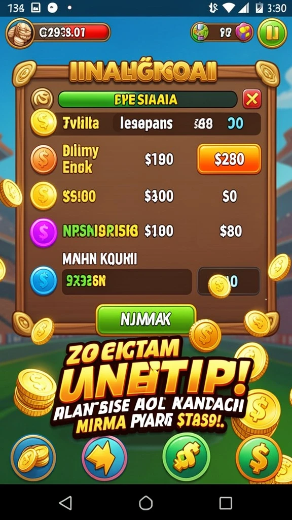 Berbagai pilihan permainan yang menghibur dan menarik.