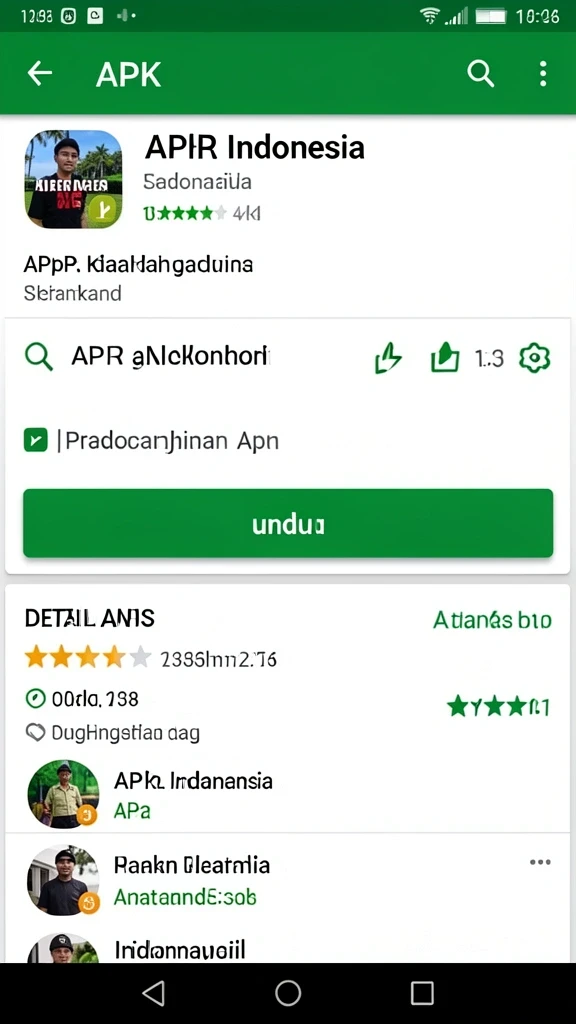 Tampilan antarmuka permainan yang menarik.