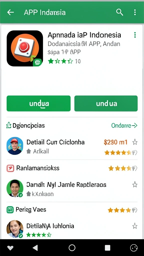 Menu permainan dengan pilihan level yang beragam.