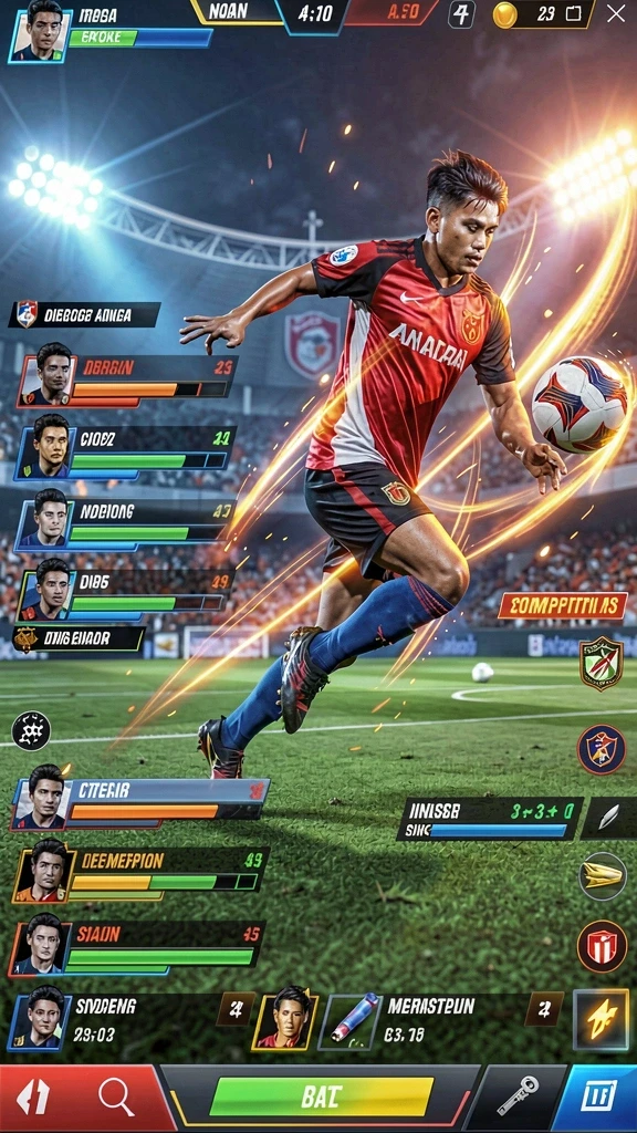 Screenshot menampilkan berbagai pilihan permainan yang tersedia.
