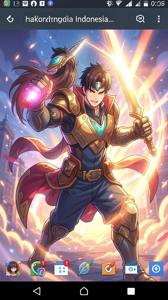Screenshot dari sistem reward yang menggugah semangat bermain.