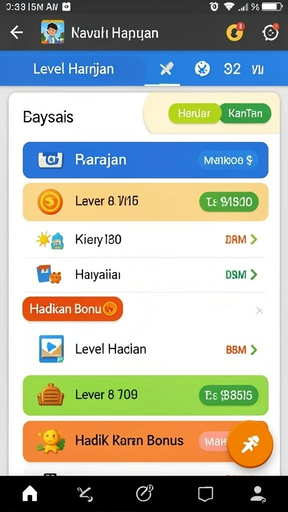 Tampilan awal CACOR78 yang menarik dan penuh warna.