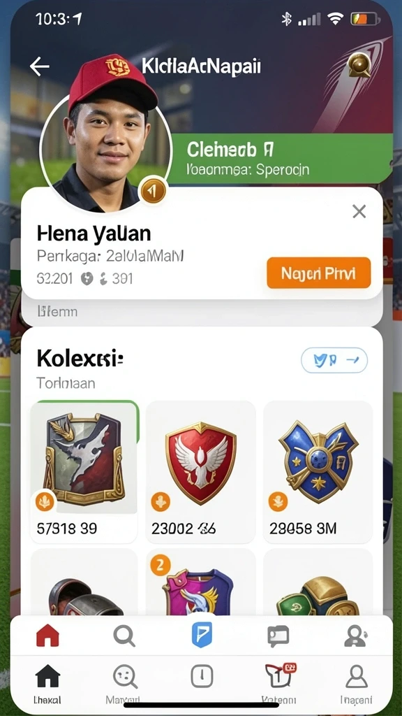 Fitur karakter yang beragam untuk dipilih.