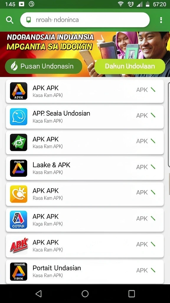 Screenshot aplikasi FURLA77 menunjukkan antarmuka yang ramah pengguna.