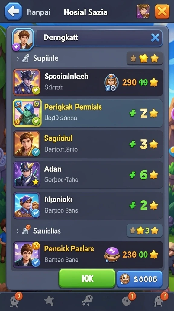Screenshot menampilkan antarmuka yang menarik dan modern.