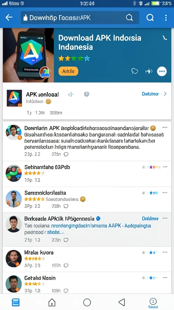 Tampilan layar utama yang menarik dan intuitif.