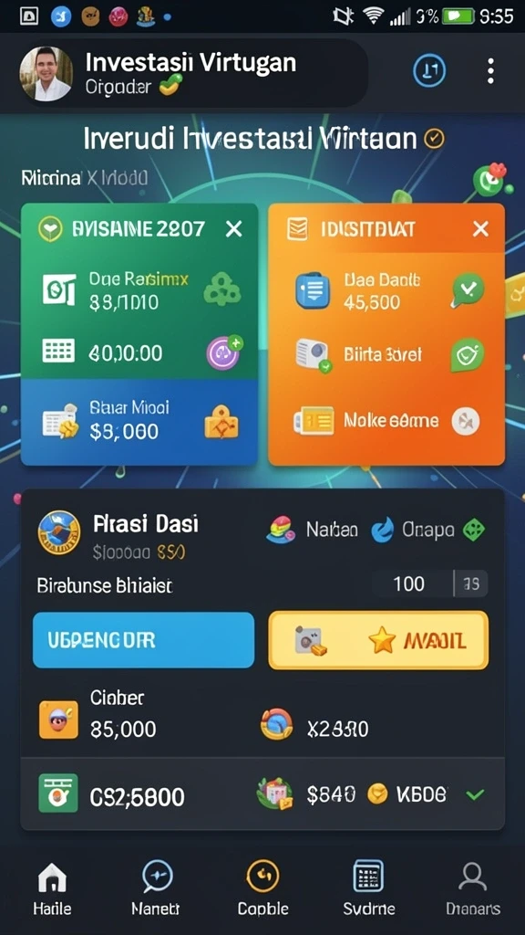 Karakter unik yang dapat dijelajahi.