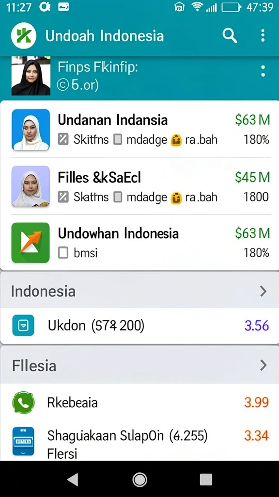 Kompetisi papan peringkat yang seru.
