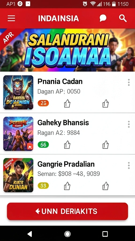 Hadiah menarik yang bisa diraih setiap pemain.