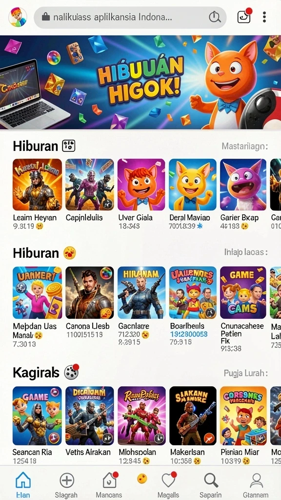 Visual yang menawan dari salah satu level dalam KOKO11.
