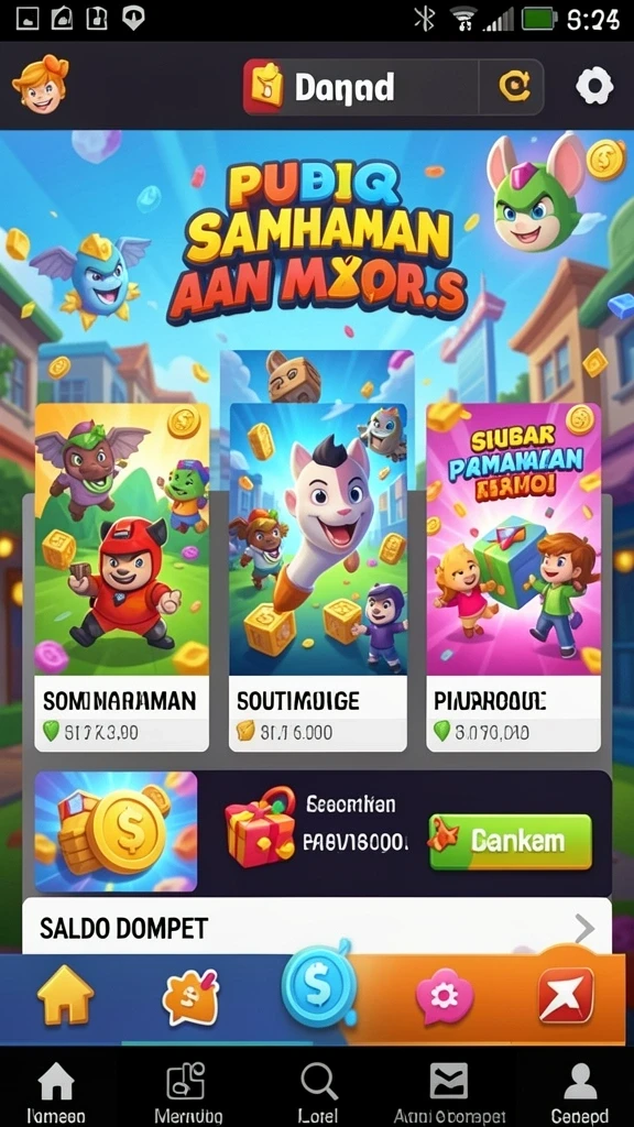 Tampilan antarmuka pengguna yang menarik dan intuitif.