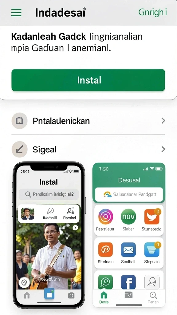 Screenshot menunjukkan karakter utama yang sedang beraksi.