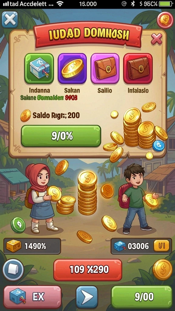 Screenshot menampilkan antarmuka permainan yang intuitif.