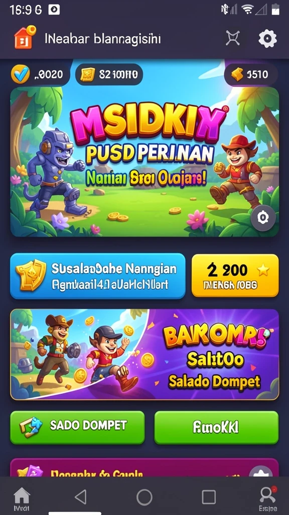Tampilan antarmuka yang intuitif dan menarik.