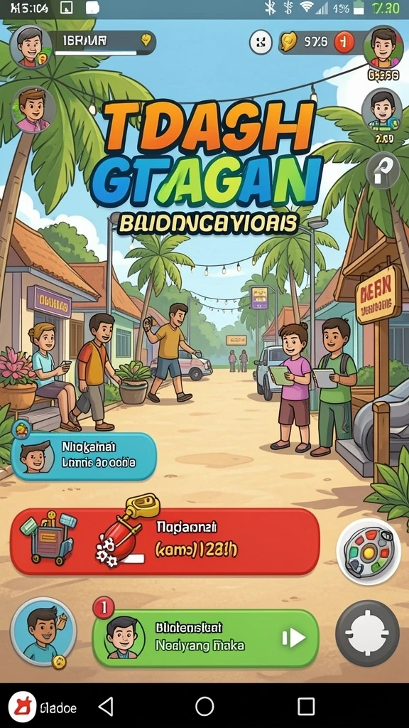 Beragam karakter lucu untuk dipilih.