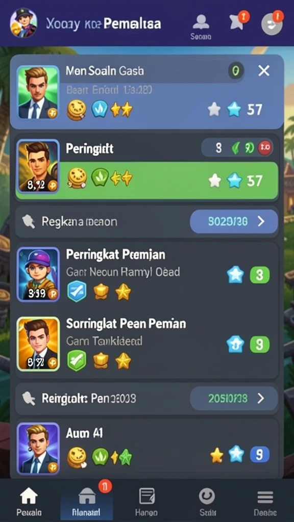 Tampilan antarmuka yang menarik dan user-friendly.