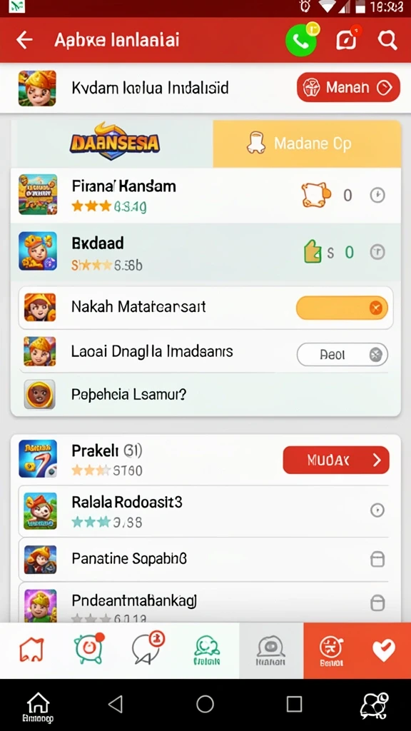 Sistem reward yang menyenangkan untuk pemain.