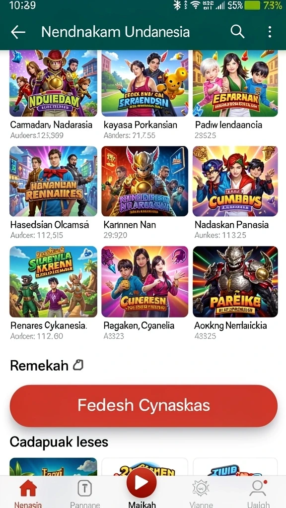 Tampilan antarmuka yang menarik dan mudah digunakan.