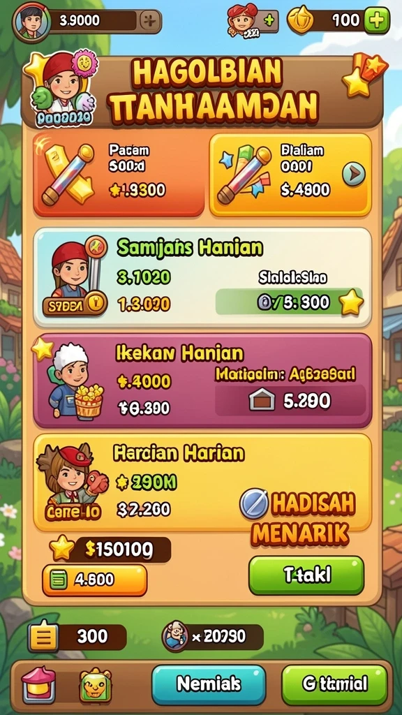 Level penuh tantangan yang menguji kemampuan.