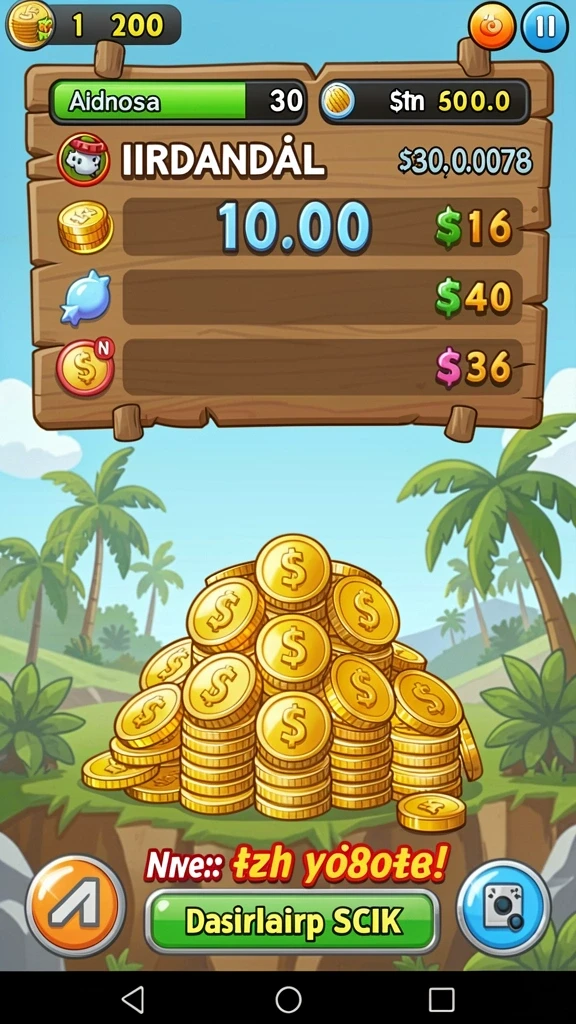 Screenshot menunjukkan level tantangan yang menantang dan mendebarkan.
