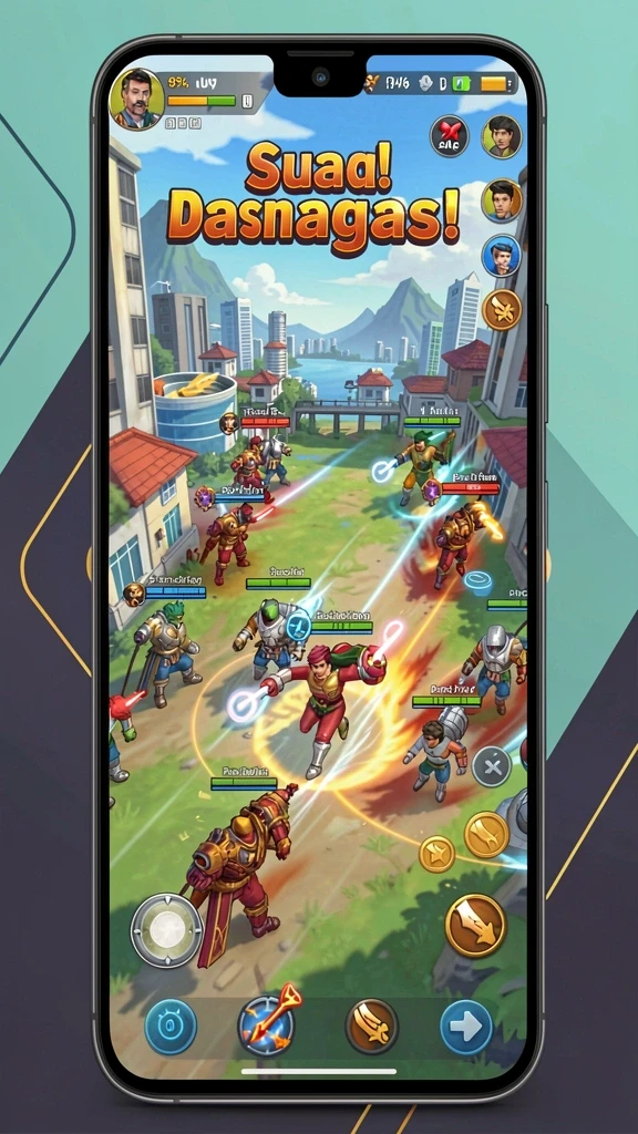 Fitur multiplayer yang memungkinkan bersaing dengan teman.