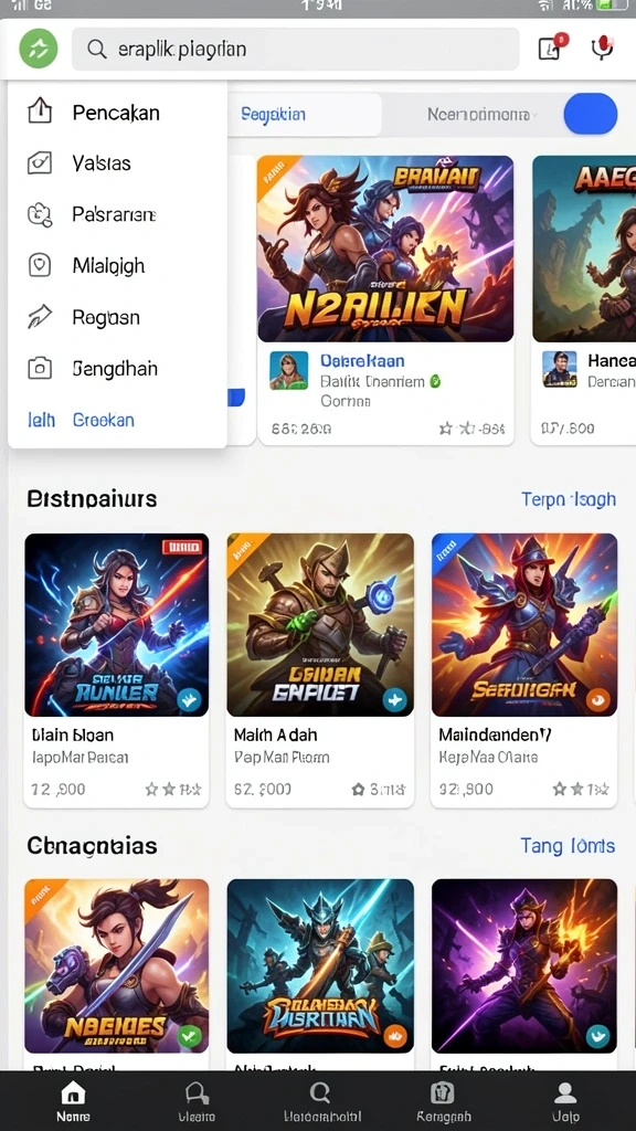 Aktivitas bermain penuh keseruan.
