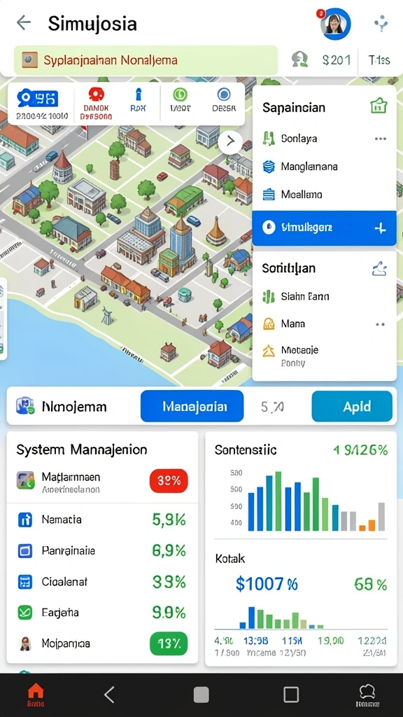 Tangkapan layar pertama menampilkan gameplay utama SUPER33.