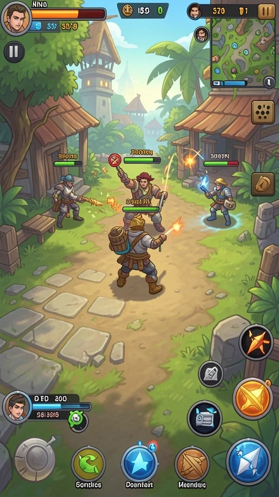 Tangkapan layar kedua menunjukkan fitur multiplayer yang seru.