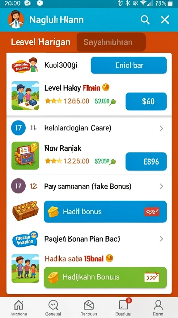 Tampilan antarmuka yang modern dan menarik.
